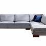 Tulip Corner Sofa Right with Ottoman Dark Grey 7