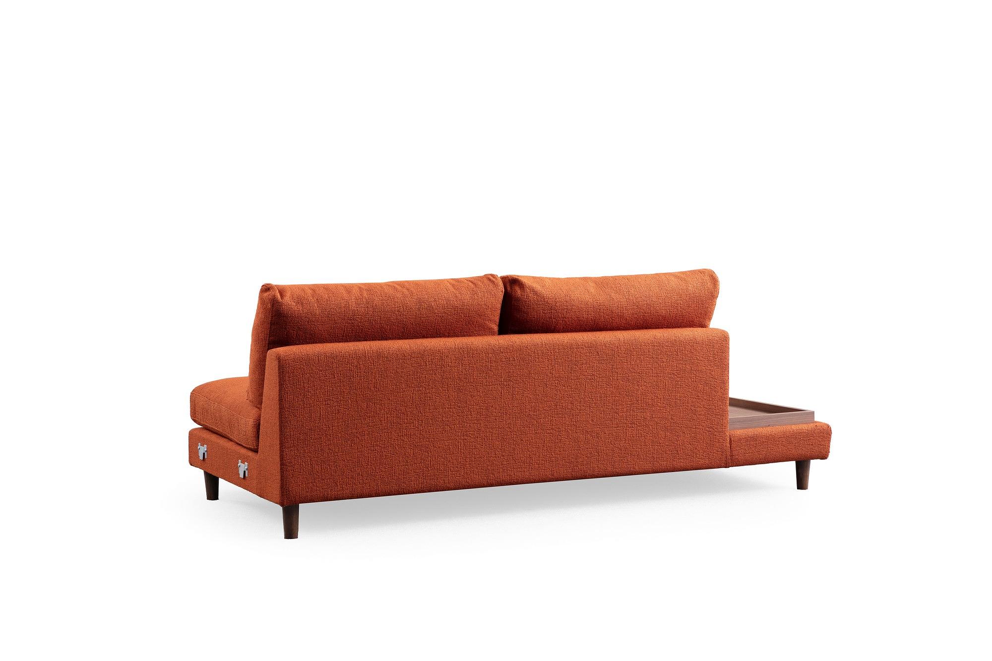 New Tulip corner sofa 4-seater Orange 8