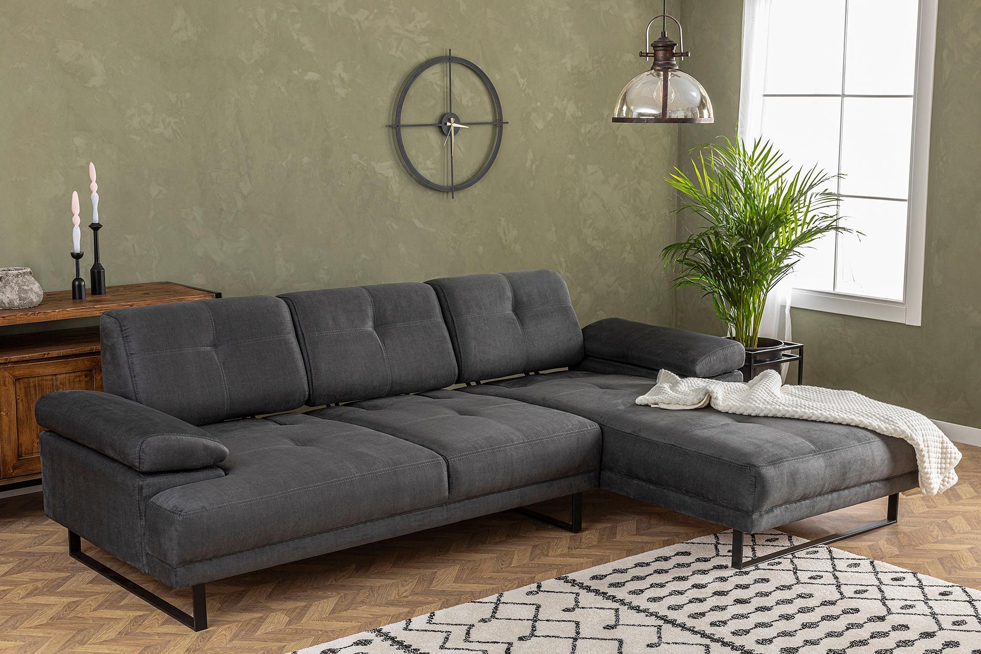 Mustang Sofa S Chaise Lounge Right Anthracite 2