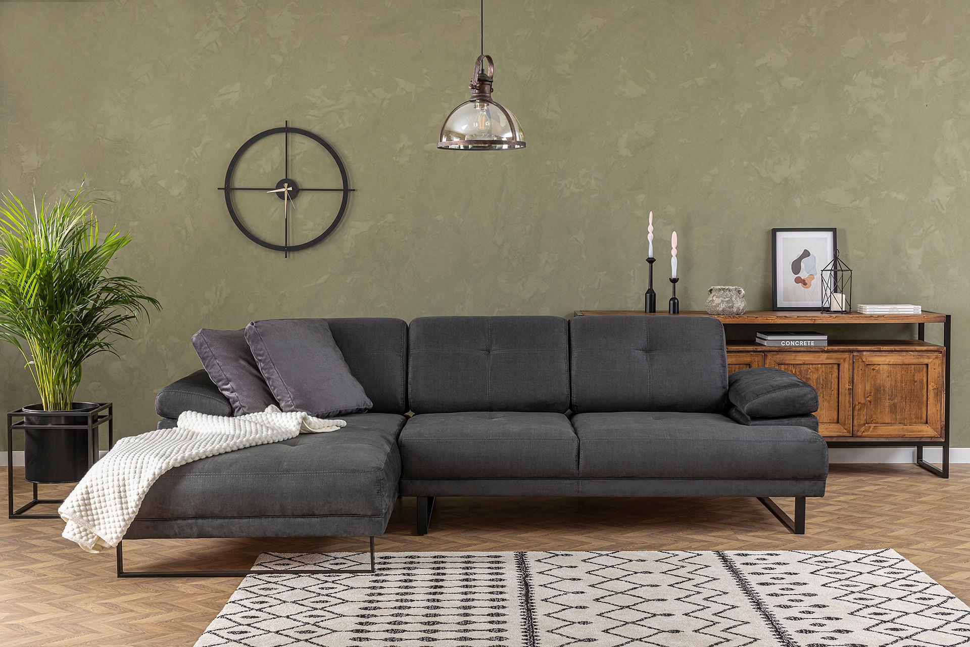 Mustang Sofa S Chaise Lounge Left Anthracite 0