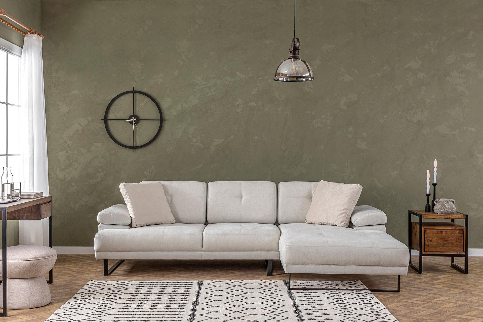 Mustang Sofa S Chaise Lounge Right Beige 0
