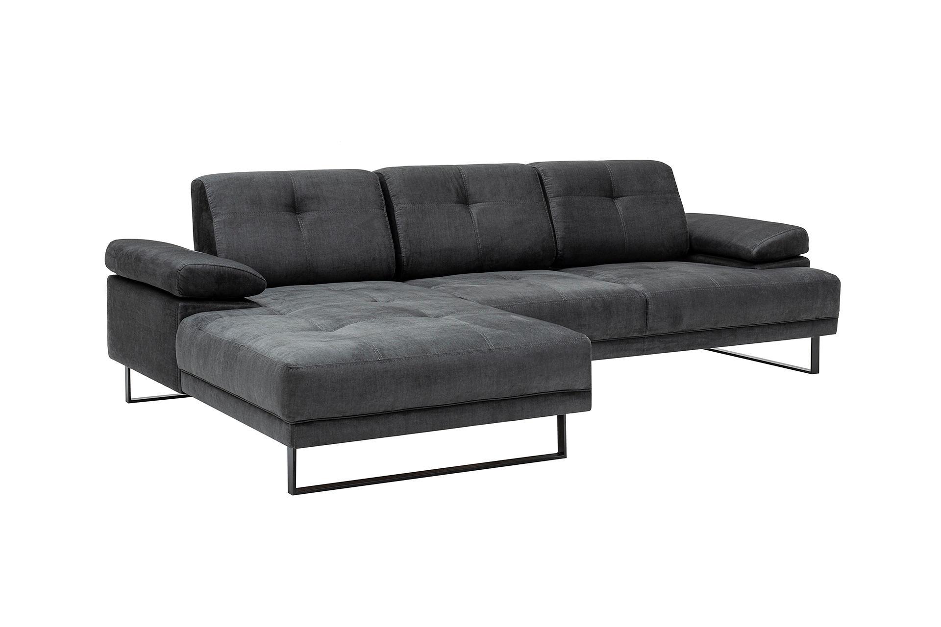 Mustang Sofa L Chaise Lounge Left Anthracite 5