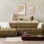Cady Sofa chaise longue left Khaki 0