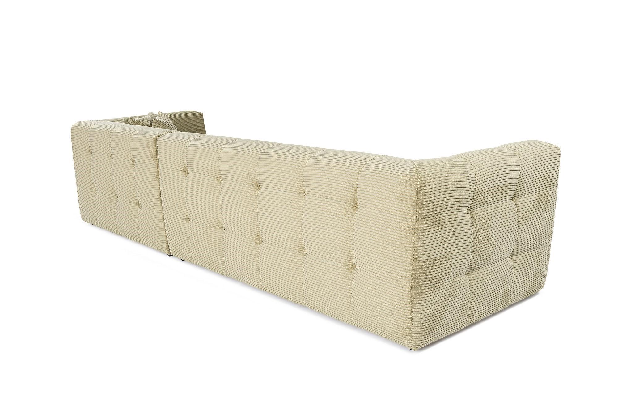 Cady Sofa Chaise Longue Right Light Green 6