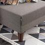 Bella Sofa Chaise Lounge Left Brown 2