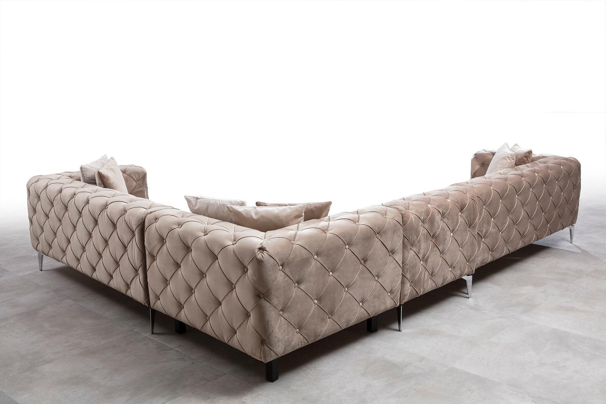 As corner sofa right beige 4