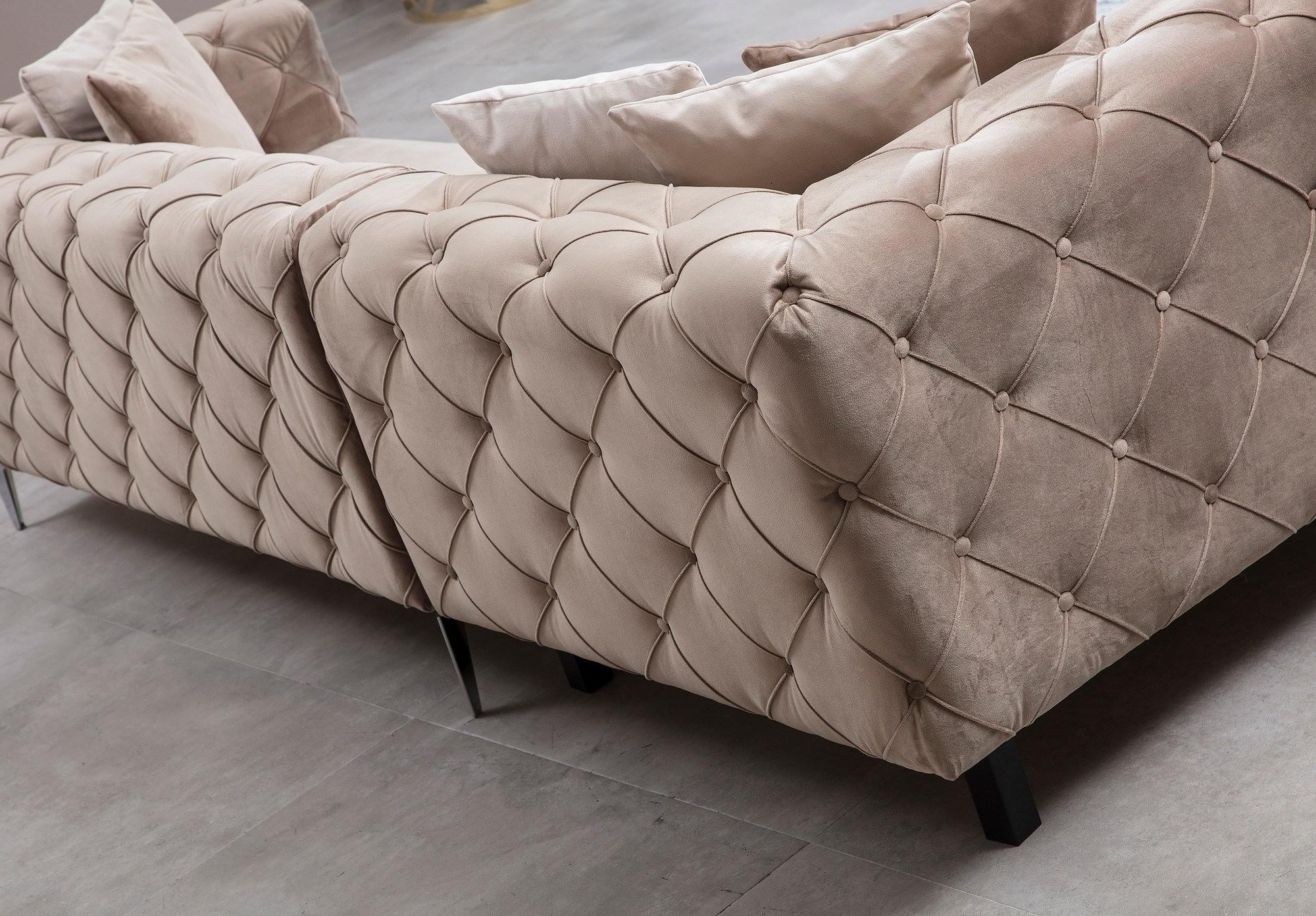 As corner sofa right beige 6