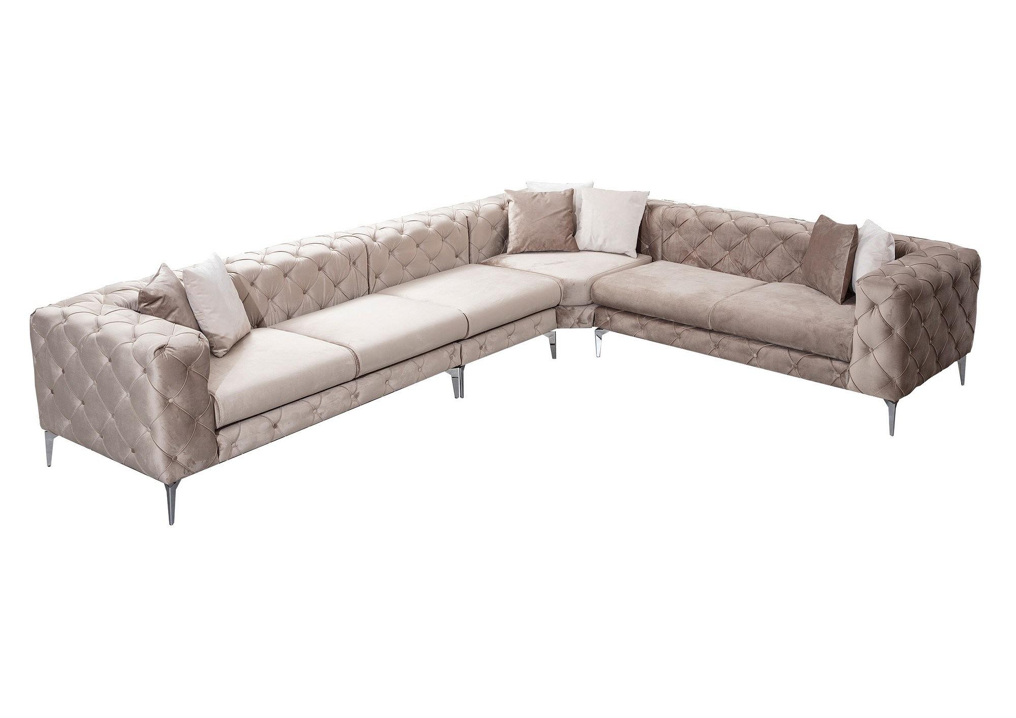 As corner sofa right beige 7