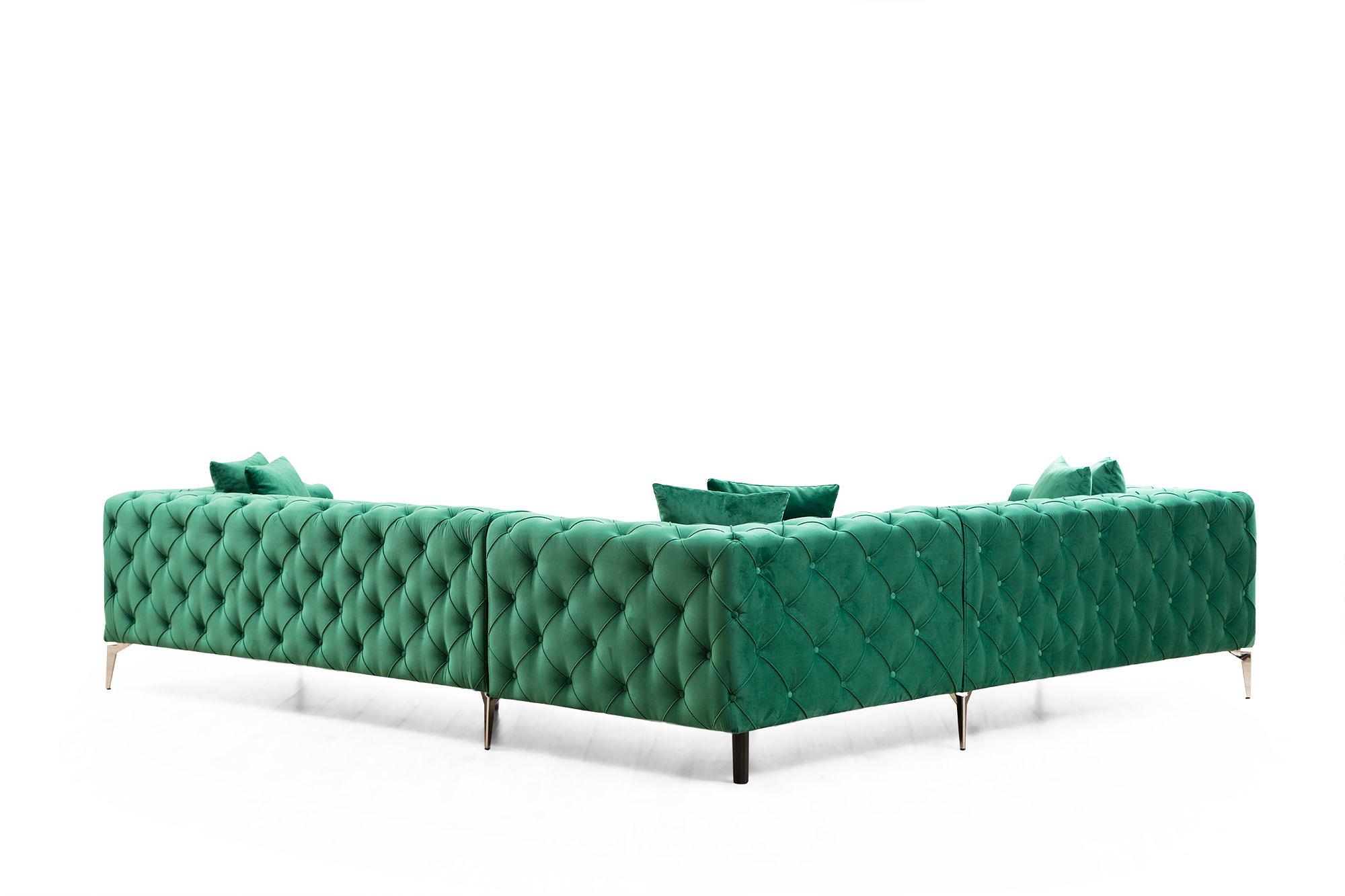 As corner sofa Left Green 6