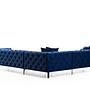 As corner sofa left navy blue 3