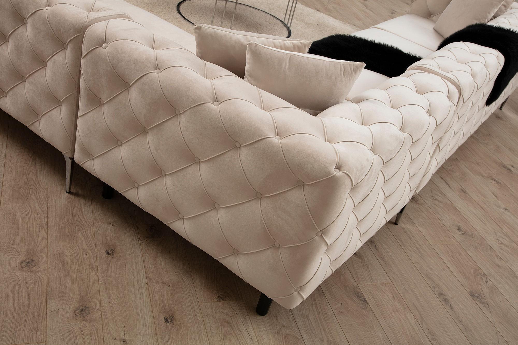 As corner sofa right ecru 2