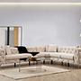 As corner sofa right ecru 0