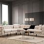 As corner sofa left ecru 0
