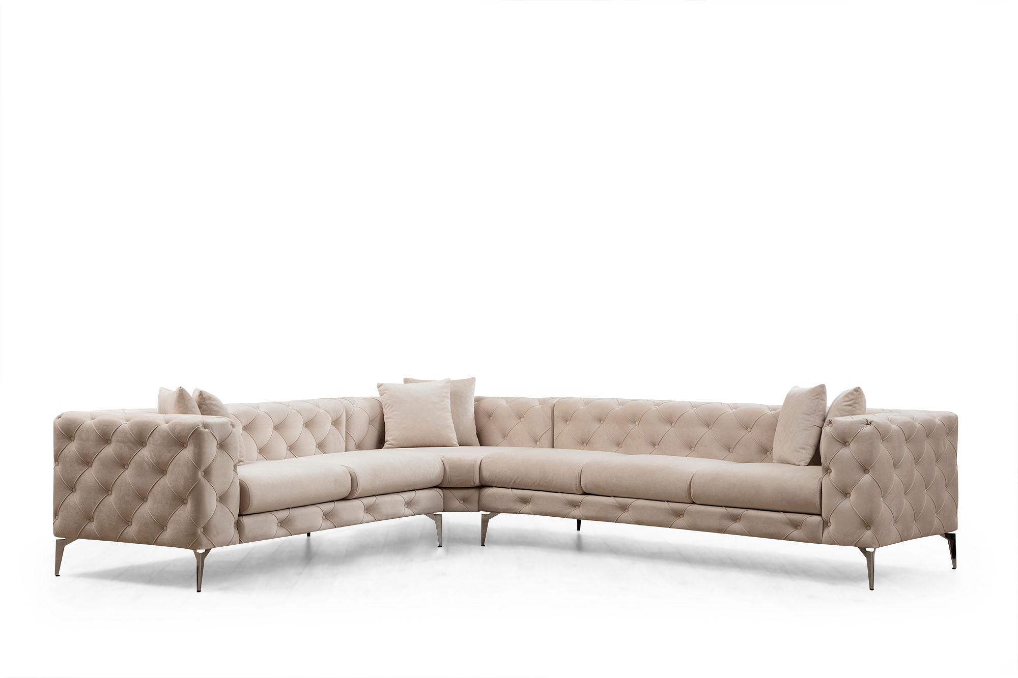 As corner sofa left ecru 3