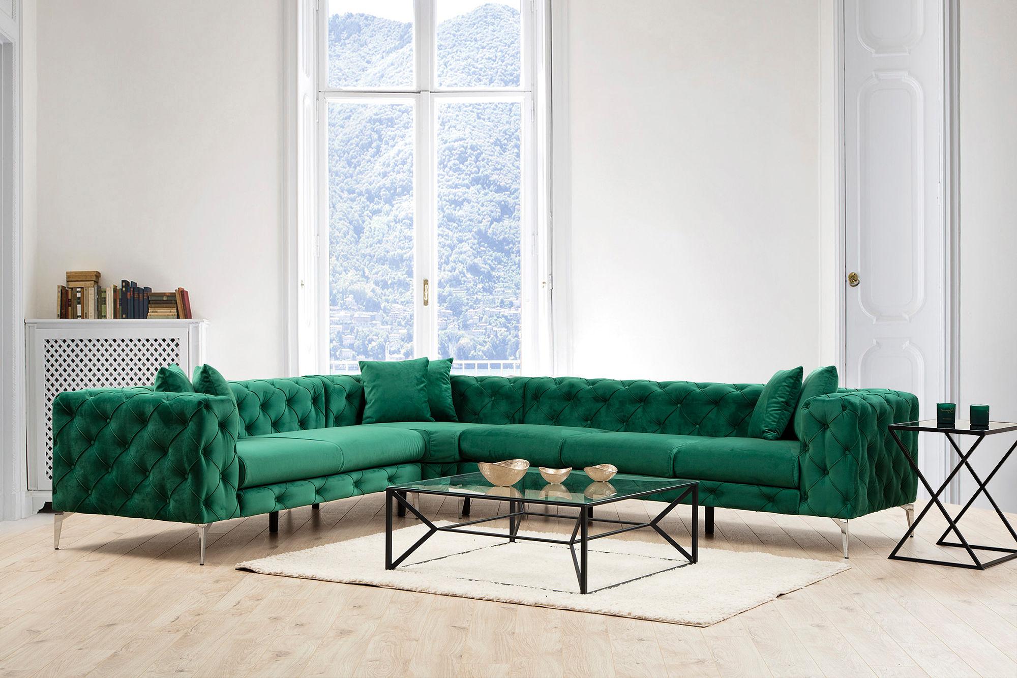 Como Divano angolare sinistro verde 0