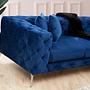 As corner sofa right navy blue 1