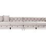 Como Sofa 4-Seater Light Grey 1
