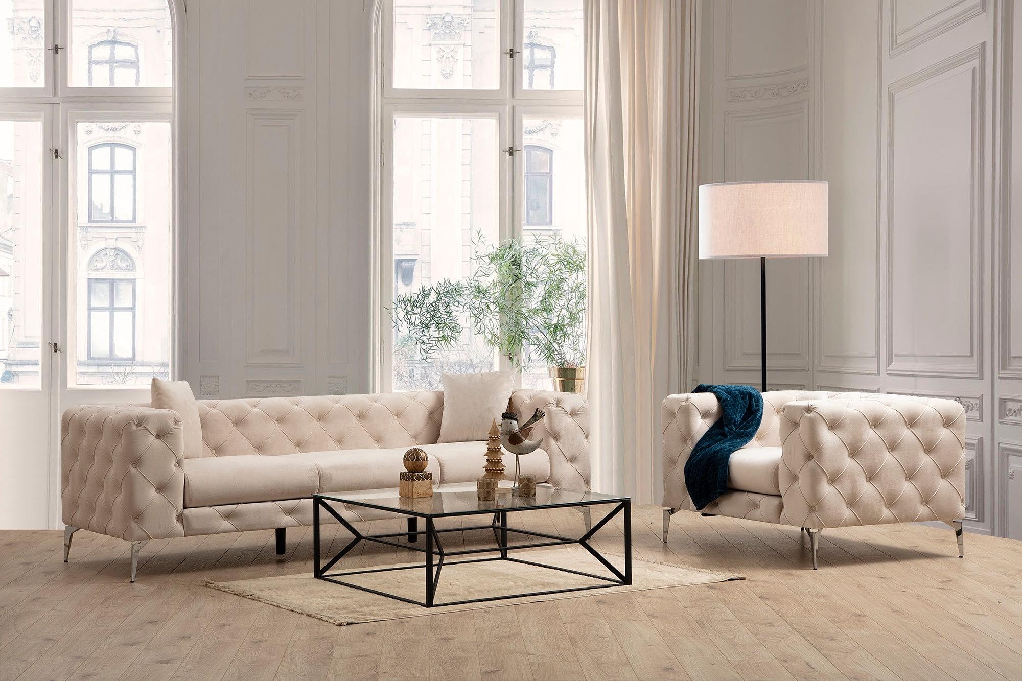 Como 3-seater sofa ecru 3