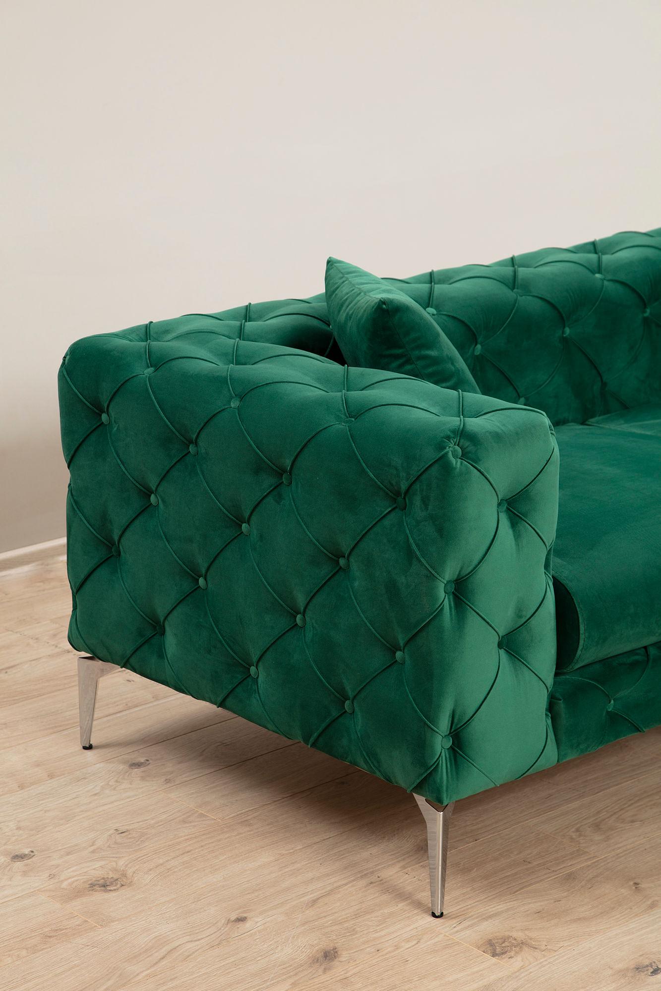 Como Sofa 3-seater Green 4