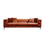 Como 3-seater sofa Orange 5