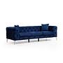 Como Sofa 3-seater Navy Blue 8