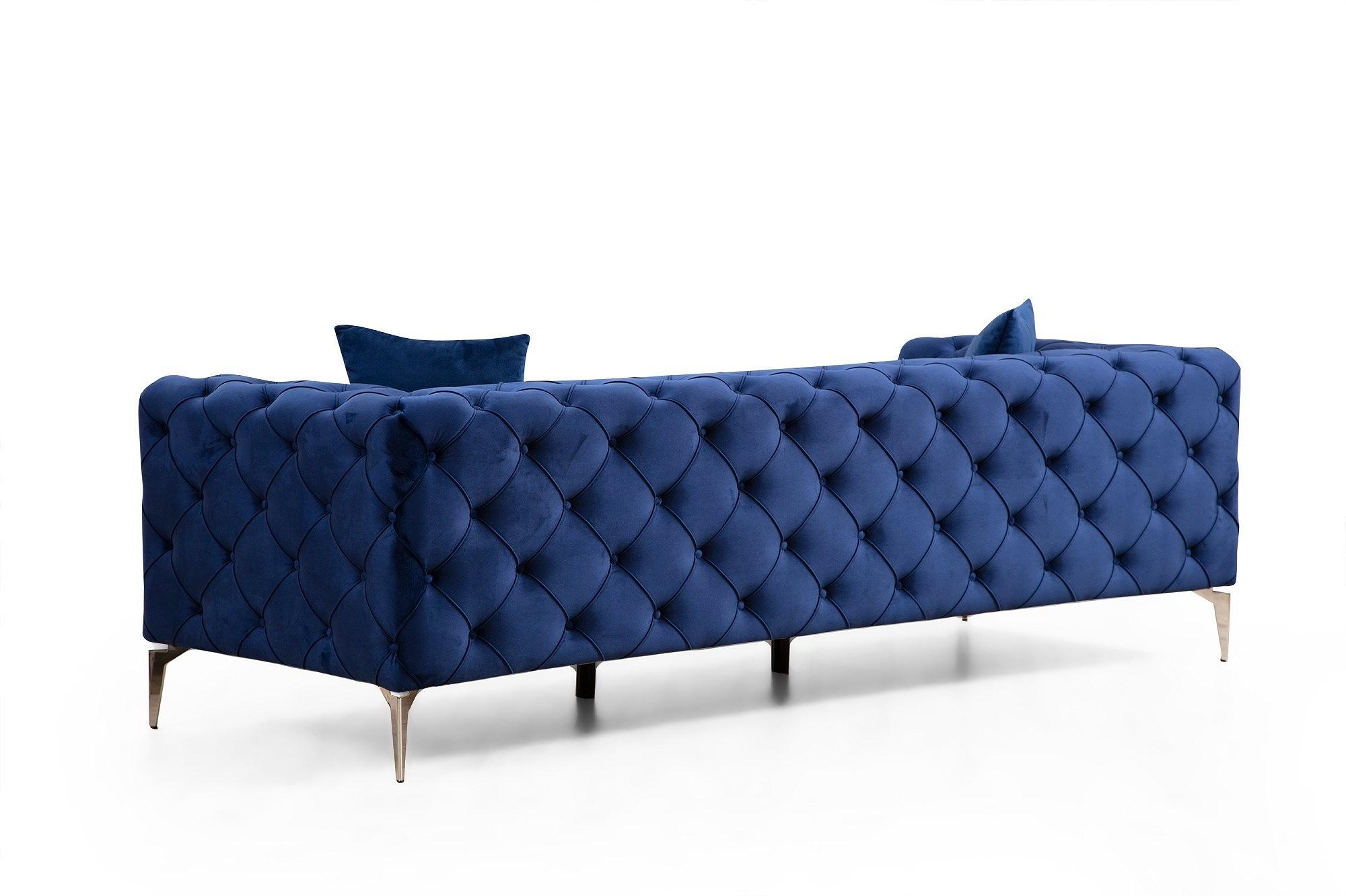 Como Sofa 3-seater Navy Blue 9