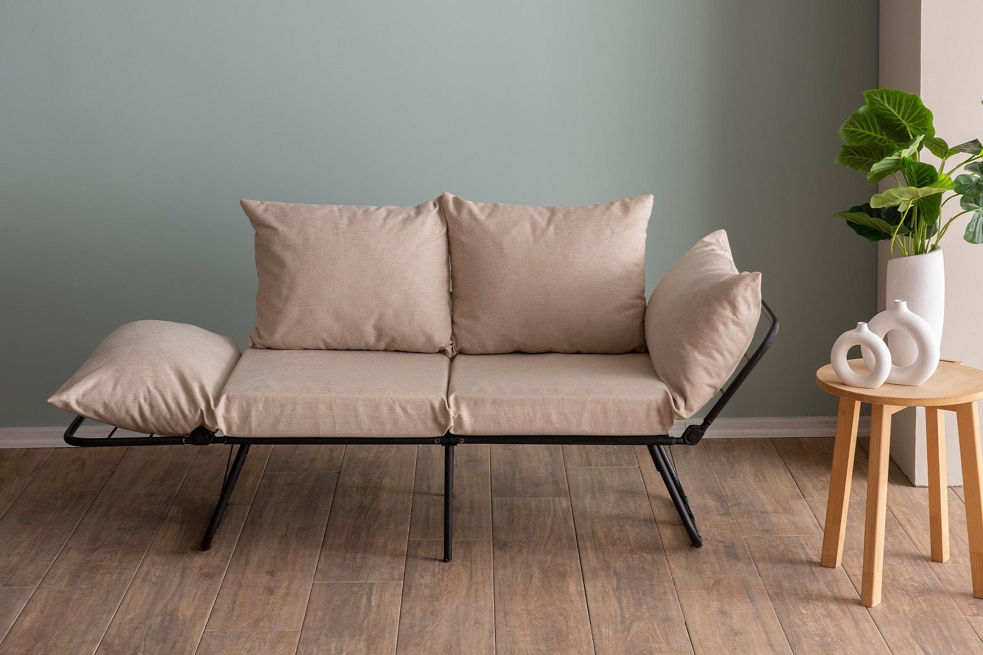 Viper Sofa 2-Seater Cream 1