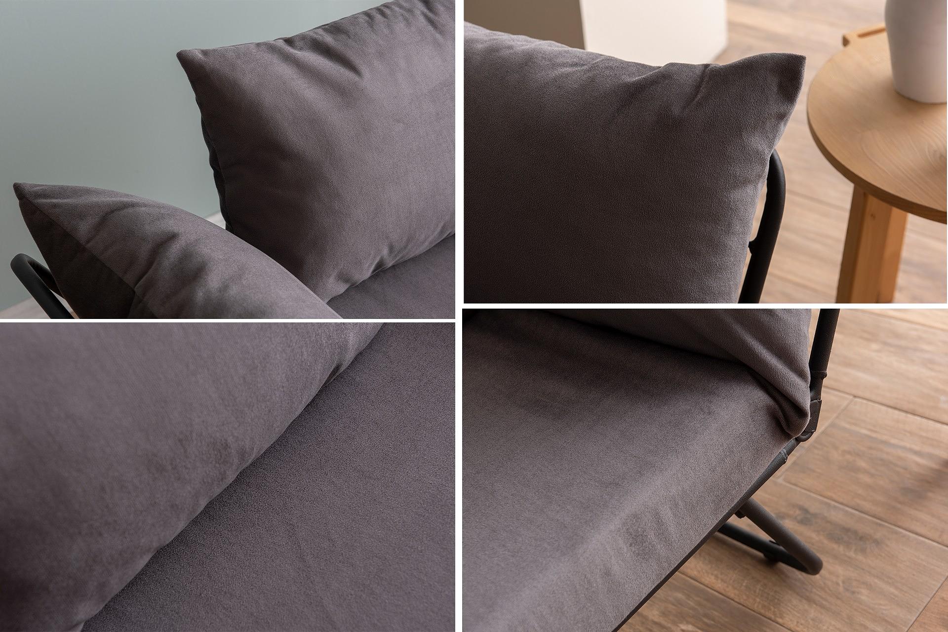 Viper Sofa 2-seater Grey 5