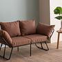 Viper Sofa 2-seater Light Brown 1