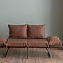 Viper Sofa 2-seater Light Brown 3