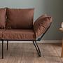 Viper Sofa 2-seater Light Brown 5