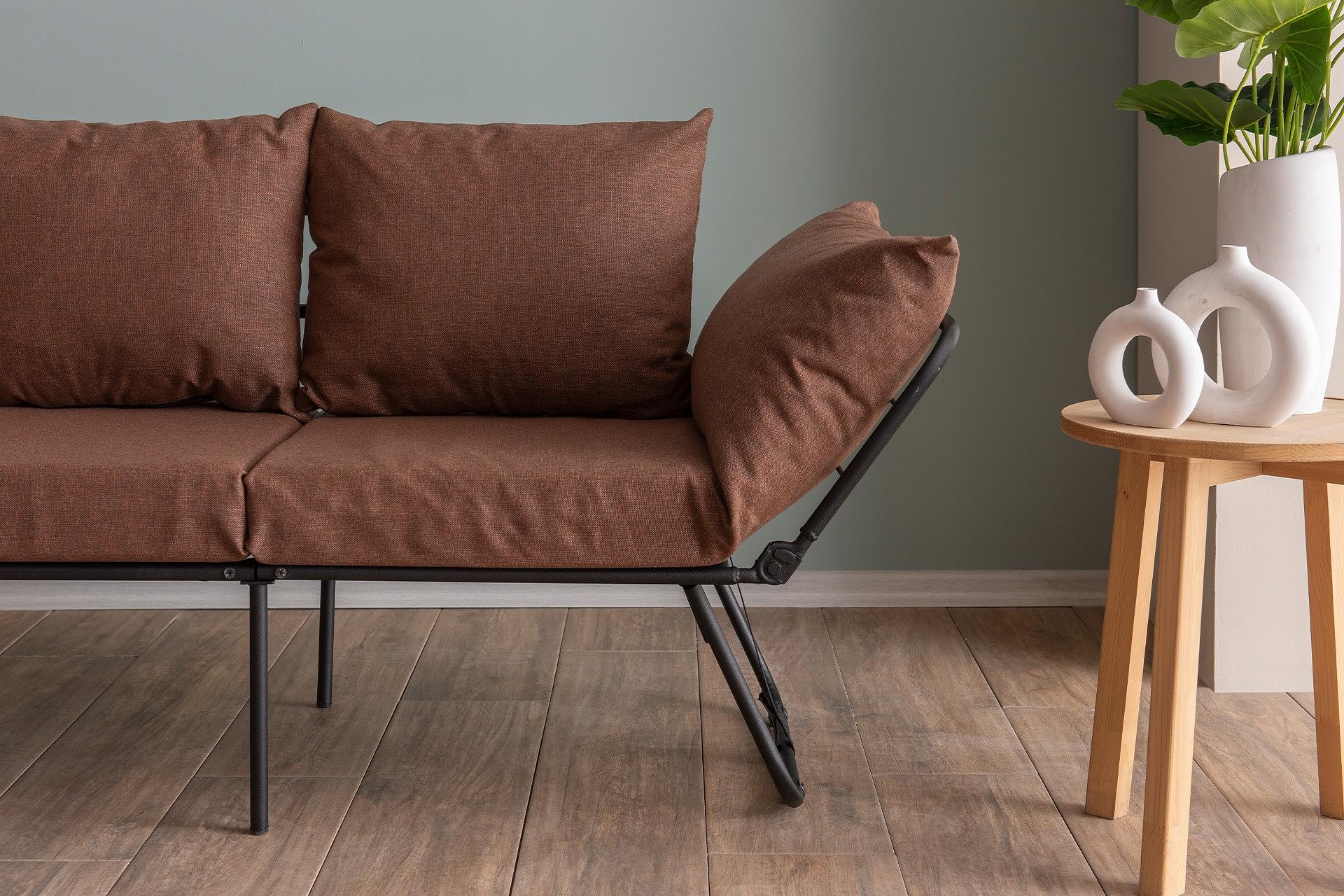 Viper Sofa 2-seater Light Brown 5