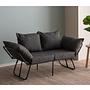 Viper Sofa 2-seater Dark Grey 0