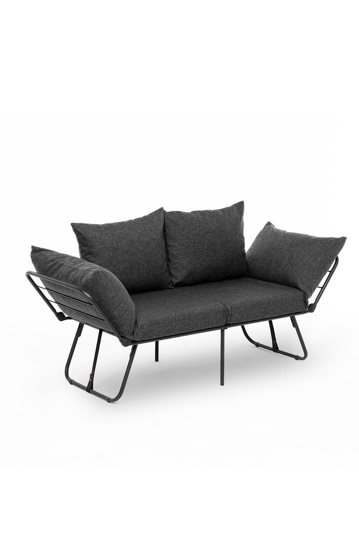 Viper Sofa 2-seater Dark Grey 6