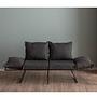 Viper Sofa 2-seater Dark Grey 4