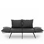 Viper Sofa 2-seater Dark Grey 8