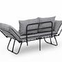 Viper Sofa 2-seater Light Grey 6
