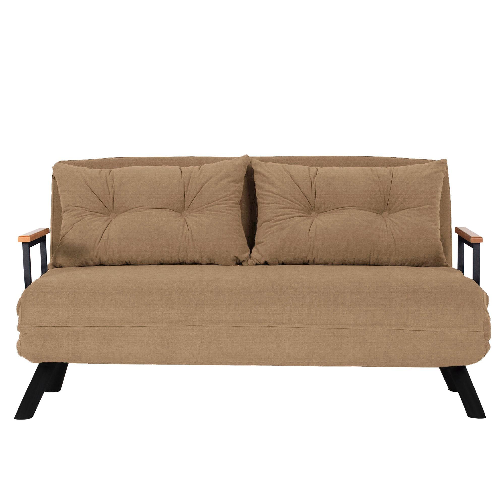 Sando Sofa Bed 2-seater Sand Brown 1