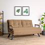 Sando Sofa Bed 2-seater Sand Brown 0