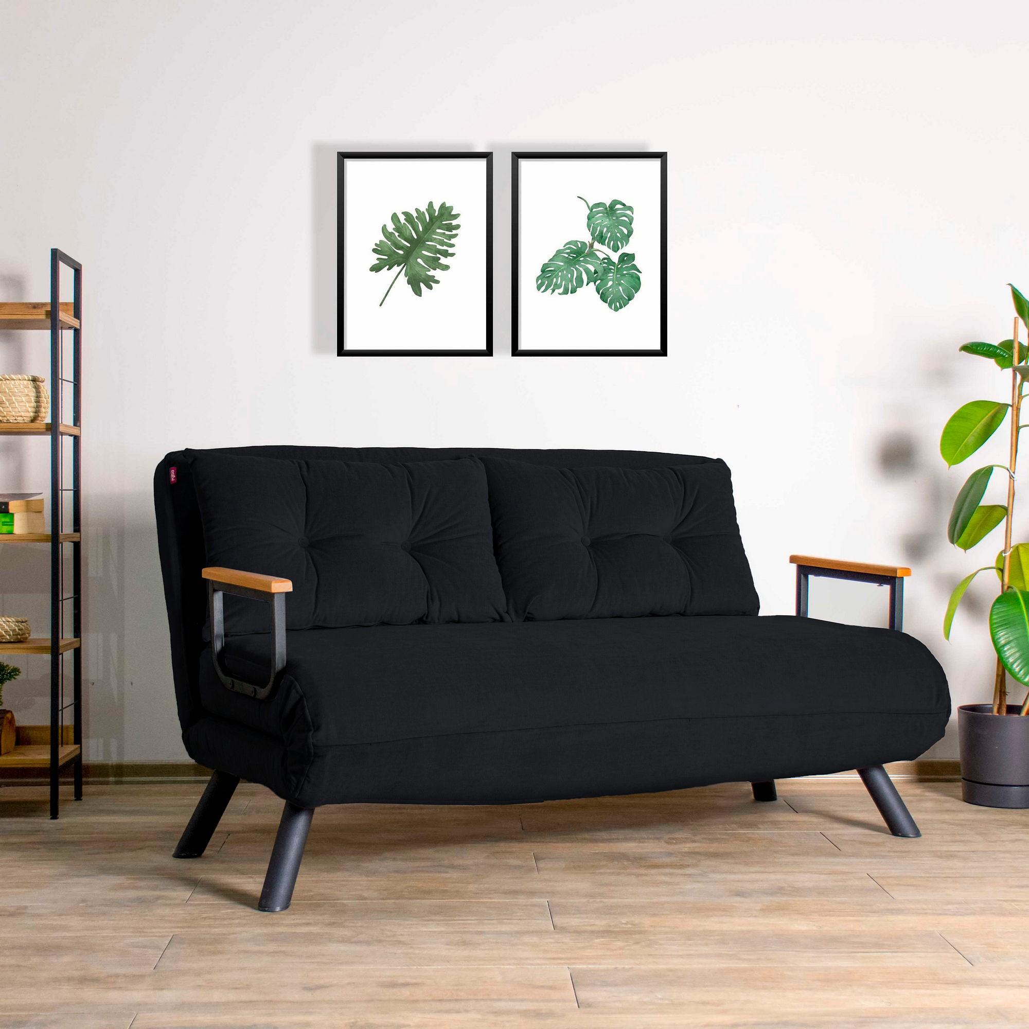 Sando Sofa bed 2-seater Black 0