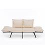 Viper Sofa 2-Sitzer helles Creme 9