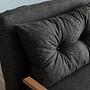 Sando Sofa Bed 2-Seater Dark Grey 3