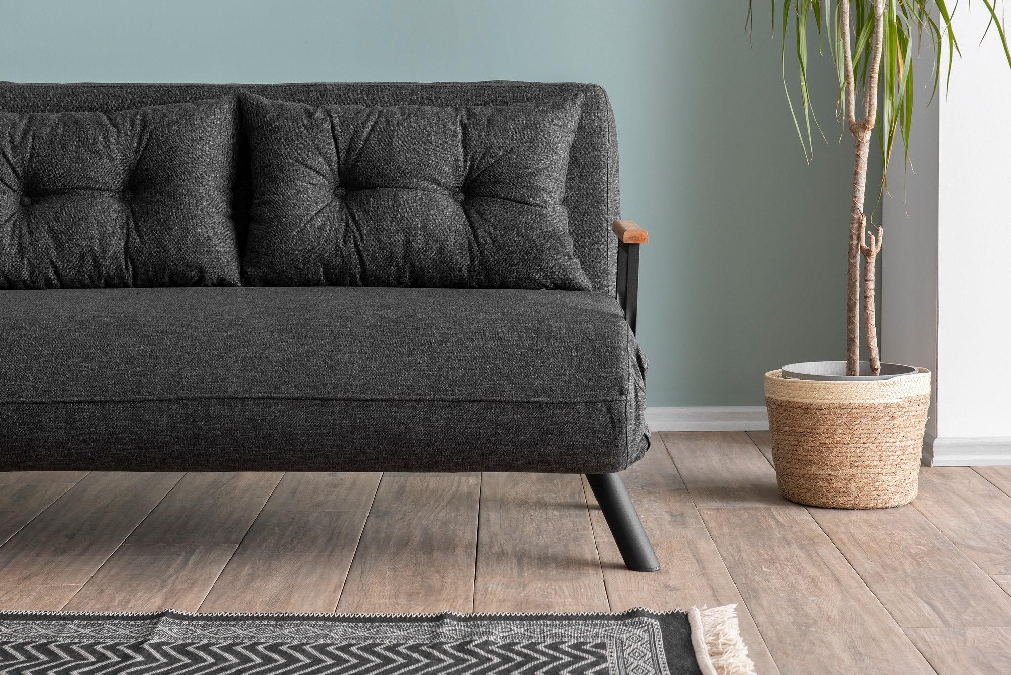 Sando Sofa Bed 2-Seater Dark Grey 7