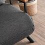 Sando Sofa Bed 2-Seater Dark Grey 4