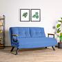 Sando divano letto 2 posti blu 0