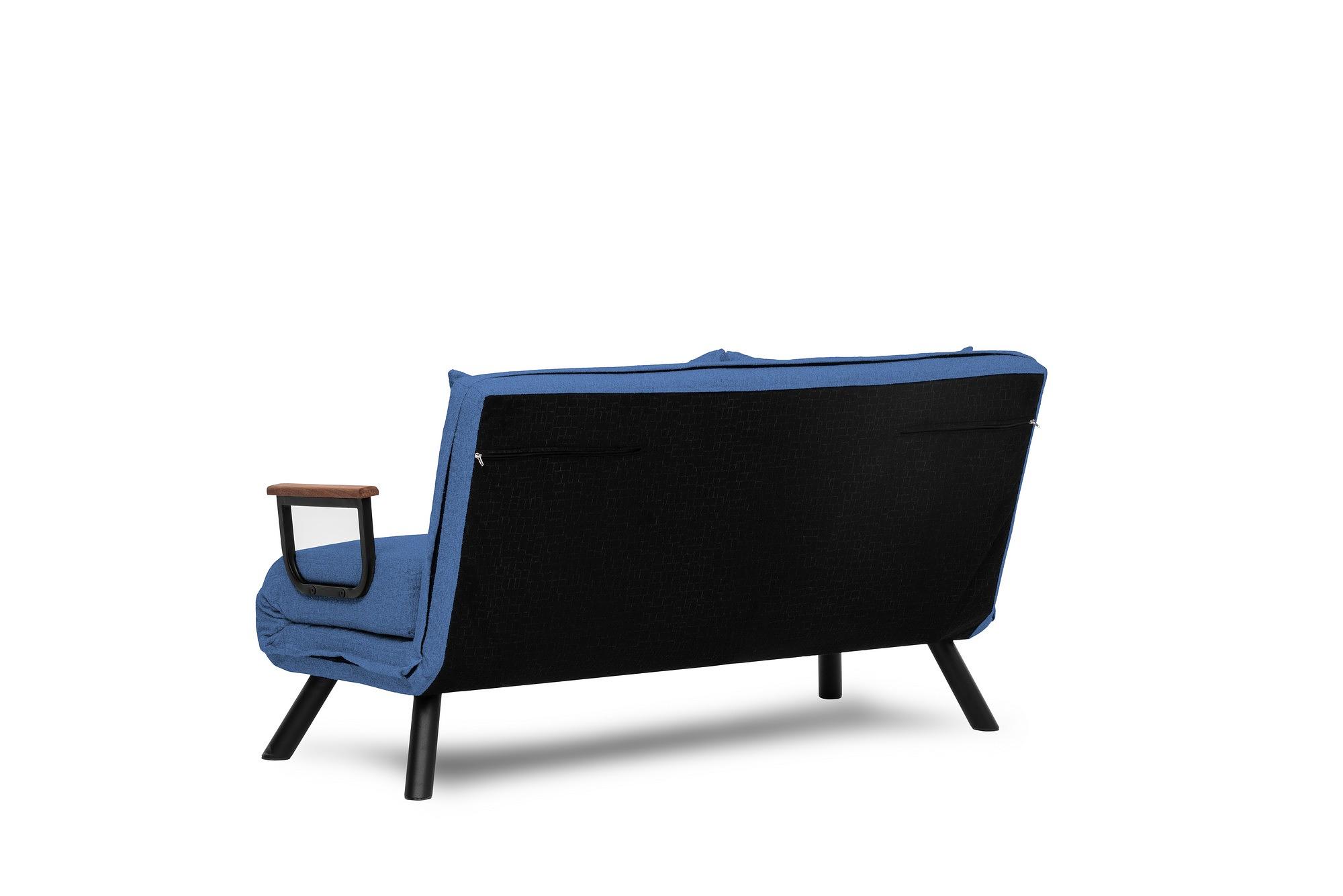 Sando divano letto 2 posti blu 4
