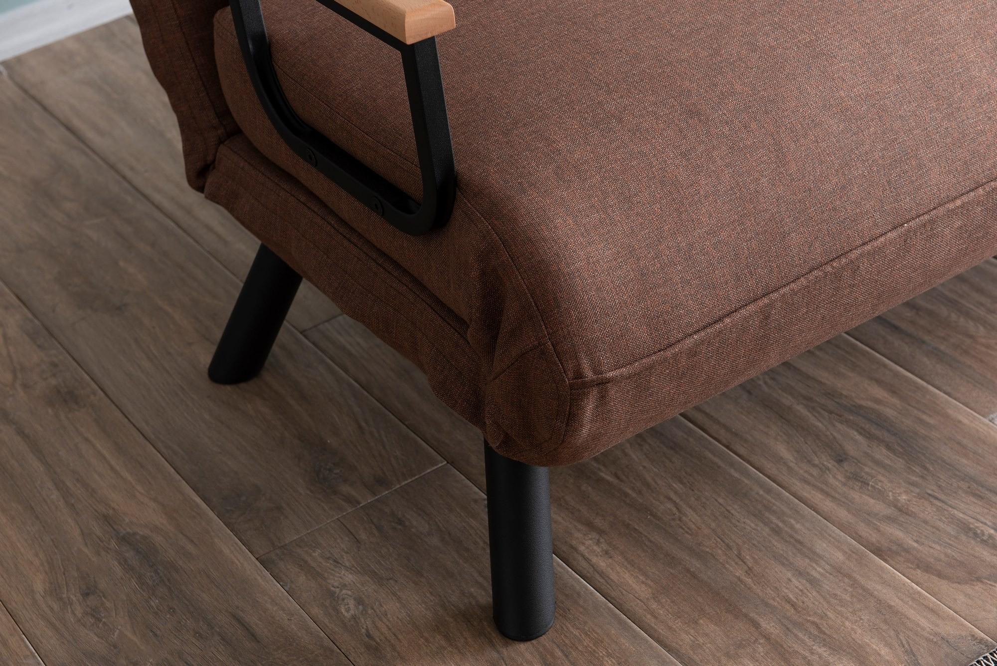 Sando Sofa Bed 2-Seater Light Brown 3