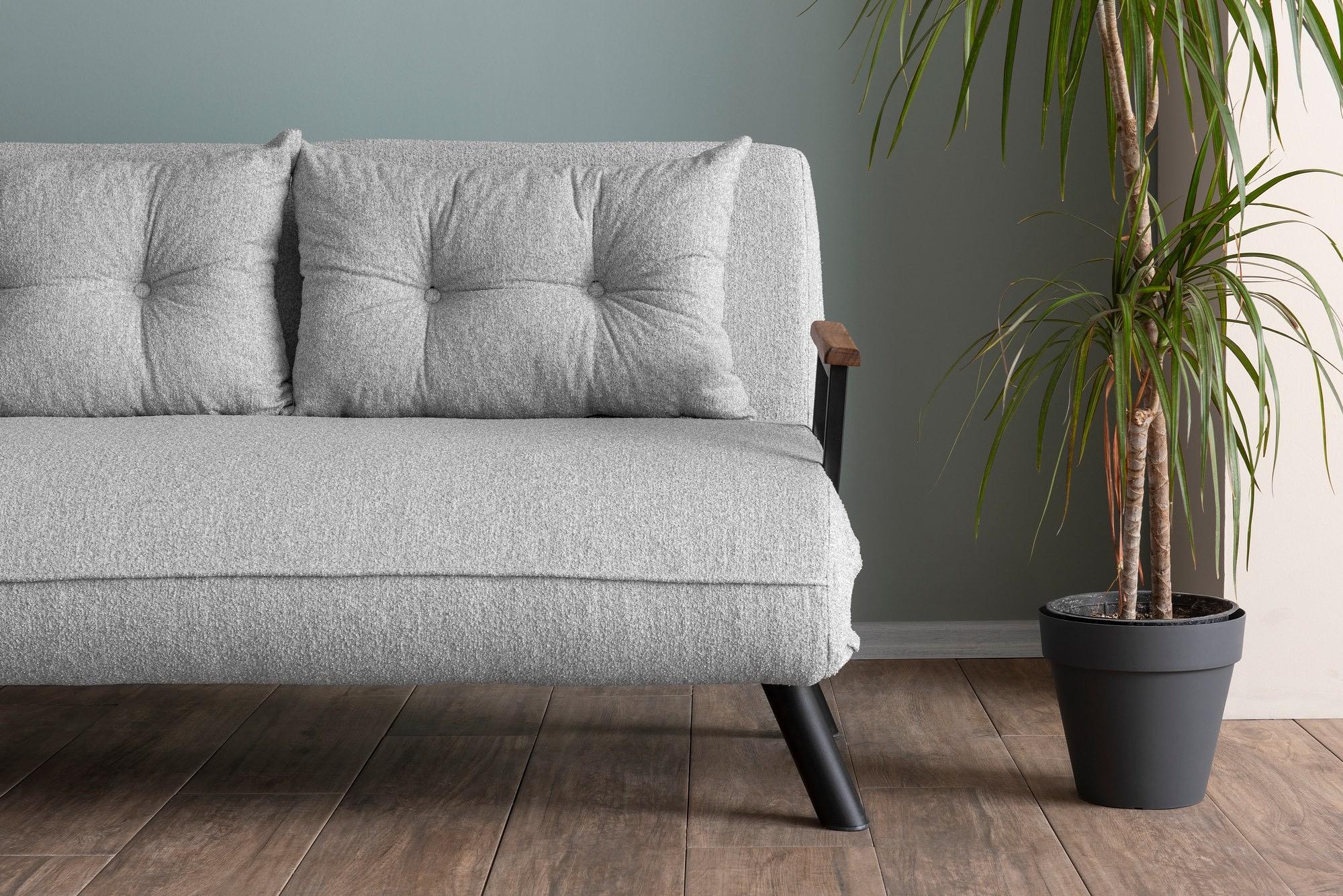 Sando Sofa Bed 2-Seater Bouclé Grey 7