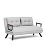 Sando Sofa Bed 2-Seater Bouclé Grey 9