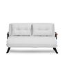 Sando Sofa bed 2-seater Bouclé White 6